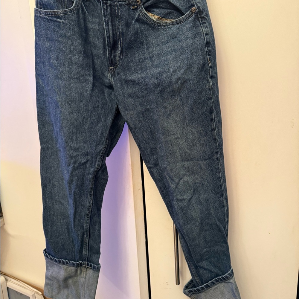 Zara Women's Relaxed Blue Jeans